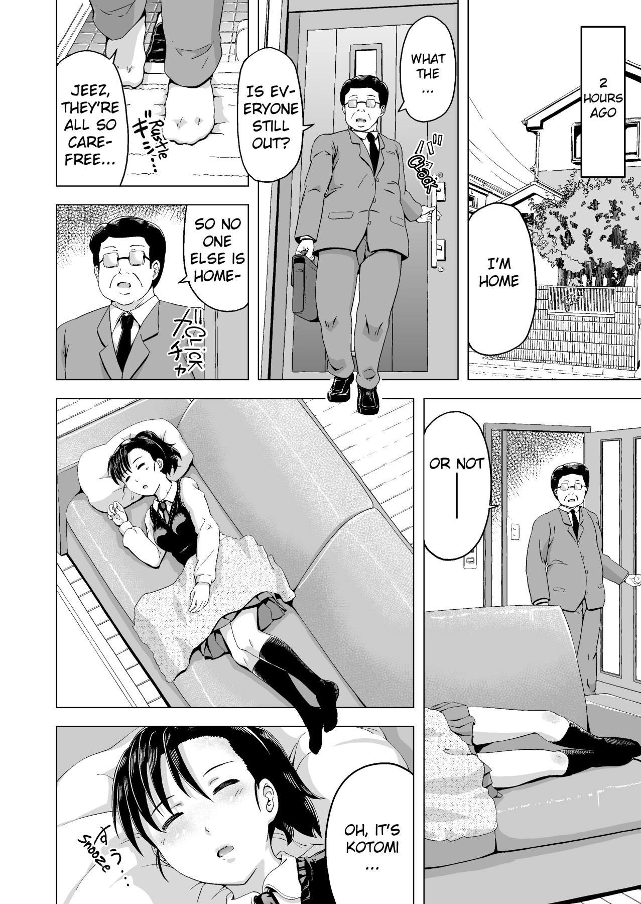 Hentai Manga Comic-A Story About a Father Who Assaults His Rebellious Daughter While She's Taking a Nap-Read-5
